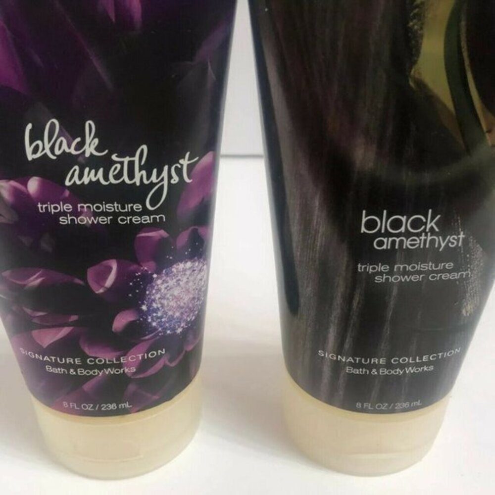 Bath & Body Works valentines Black Amethyst Triple Moist X2